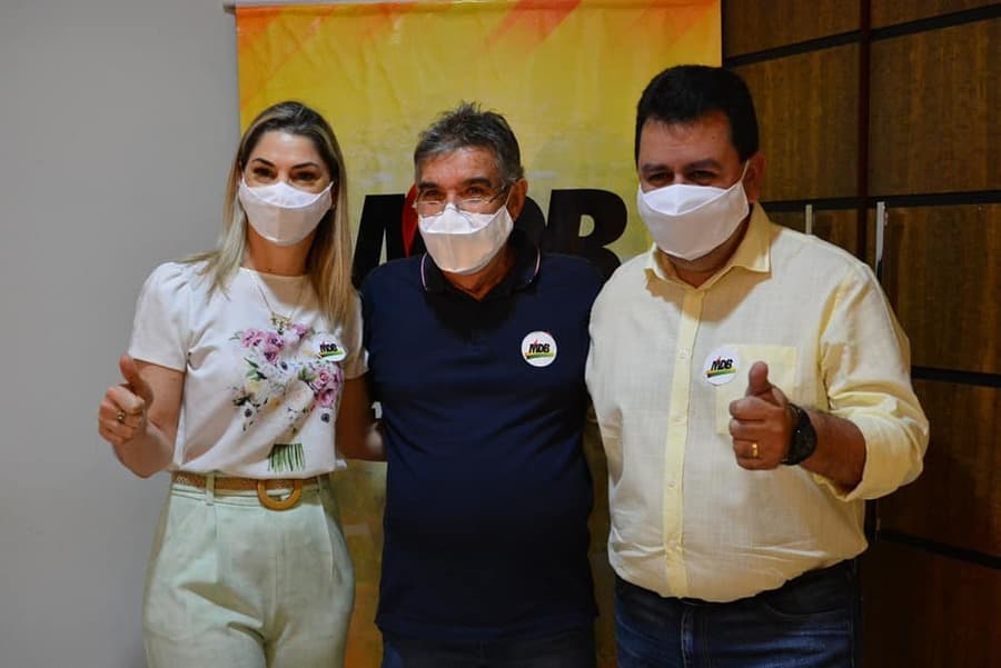 Chapa pura: MDB oficializa candidatura de Lenilso Carvalho à prefeitura com Lidiane vice