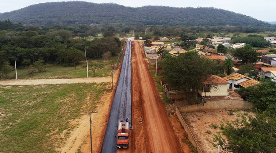 Pavimentação da Rodovia do Turismo avança e primeiro trecho será concluído em julho