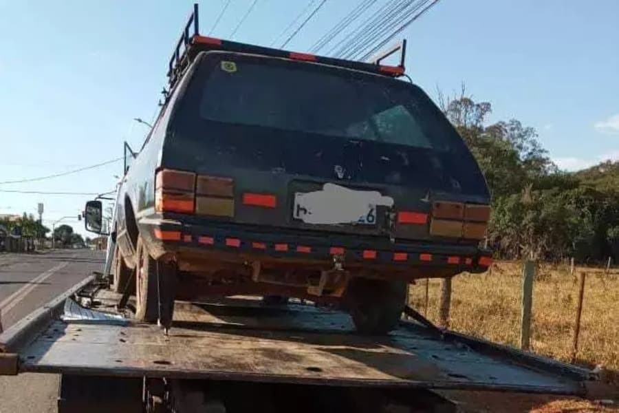 Presidiário da Capital pega Belina, bebe em bar de Sidrolândia e ao retornar acaba preso