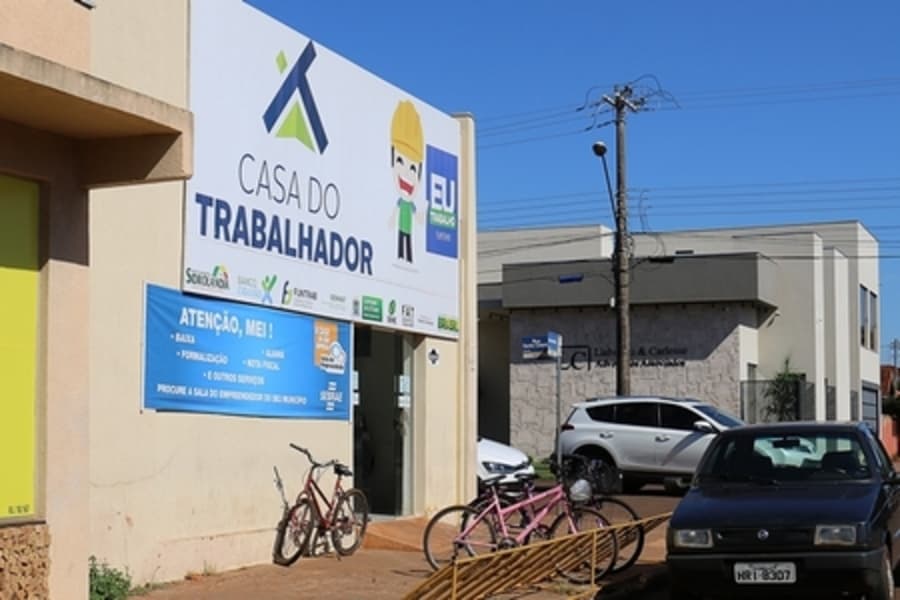 Casa do Trabalhador em Sidrolândia divulga vagas para 30 funções