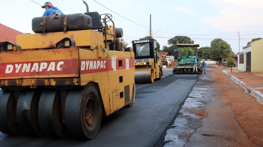 Prefeitura de Sidrolândia inicia recapeamento na Rua Nioaque