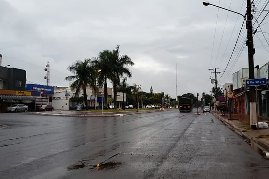 Chuva chega a Sidrolândia e Maracaju neste domingo e traz temperaturas amenas