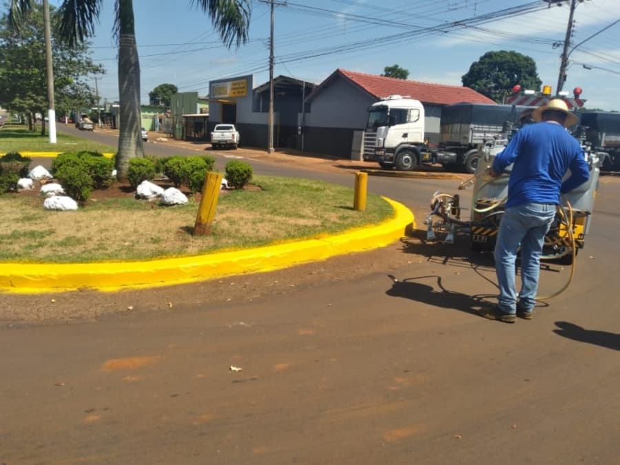 Gemutran amplia e intensifica trabalho de sinalização nas ruas de Maracaju