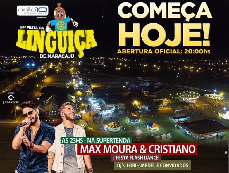 Tudo pronto para 24ª Festa da Linguiça que começa hoje às 20 horas