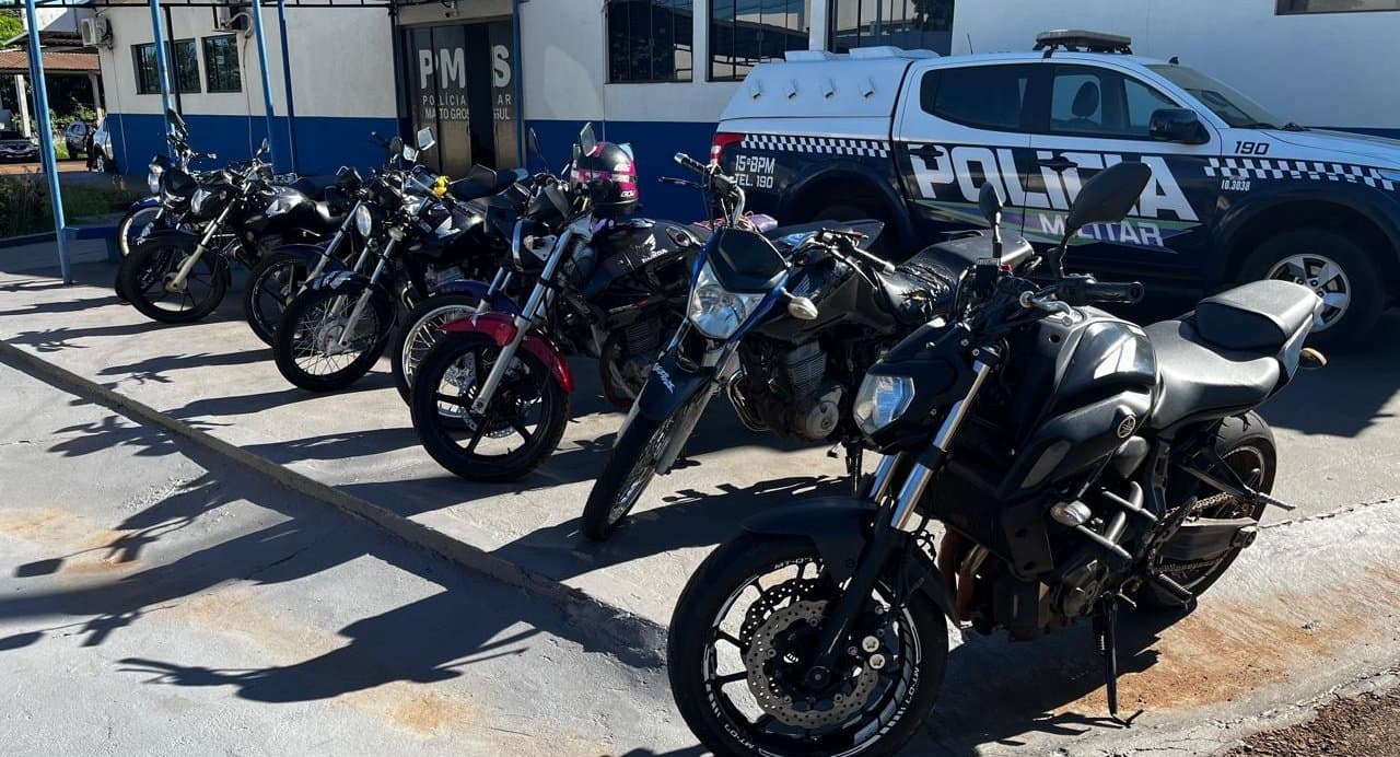 “Nosso objetivo é preservar vidas”, destaca Comandante da PM ao apreender 10 veículos irregulares em Maracaju