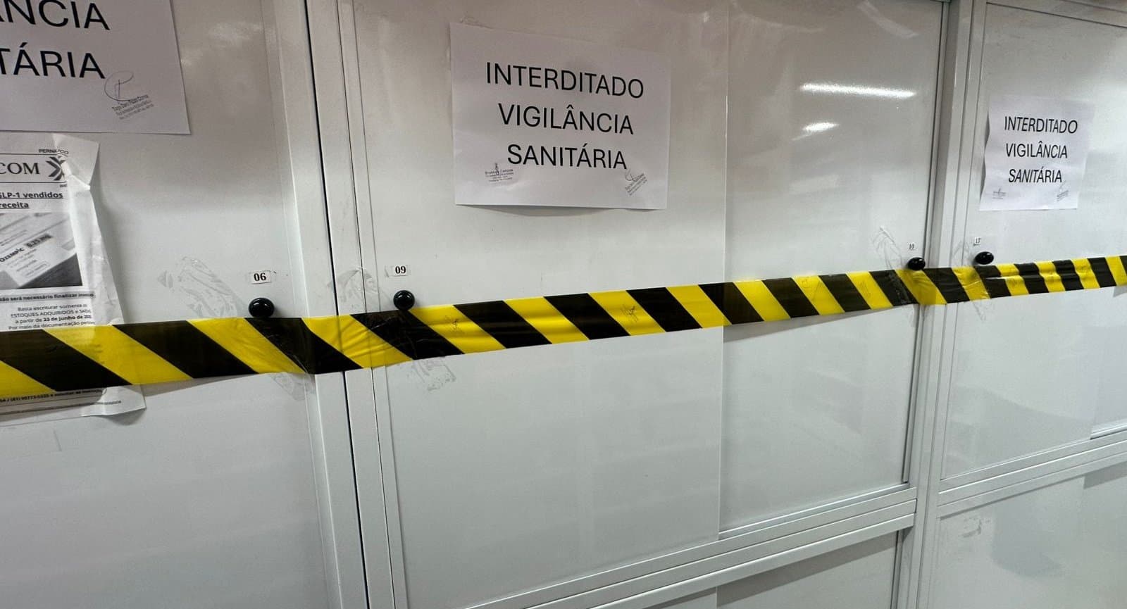 Vigilância Sanitária interdita armário de medicamentos controlados em Farmácia de Maracaju