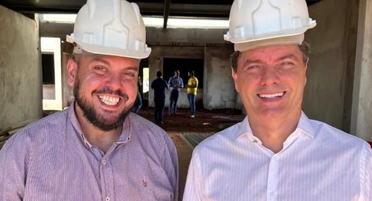 Robert “cola” em Calderan e busca apoio para ser o próximo prefeito de Maracaju 
