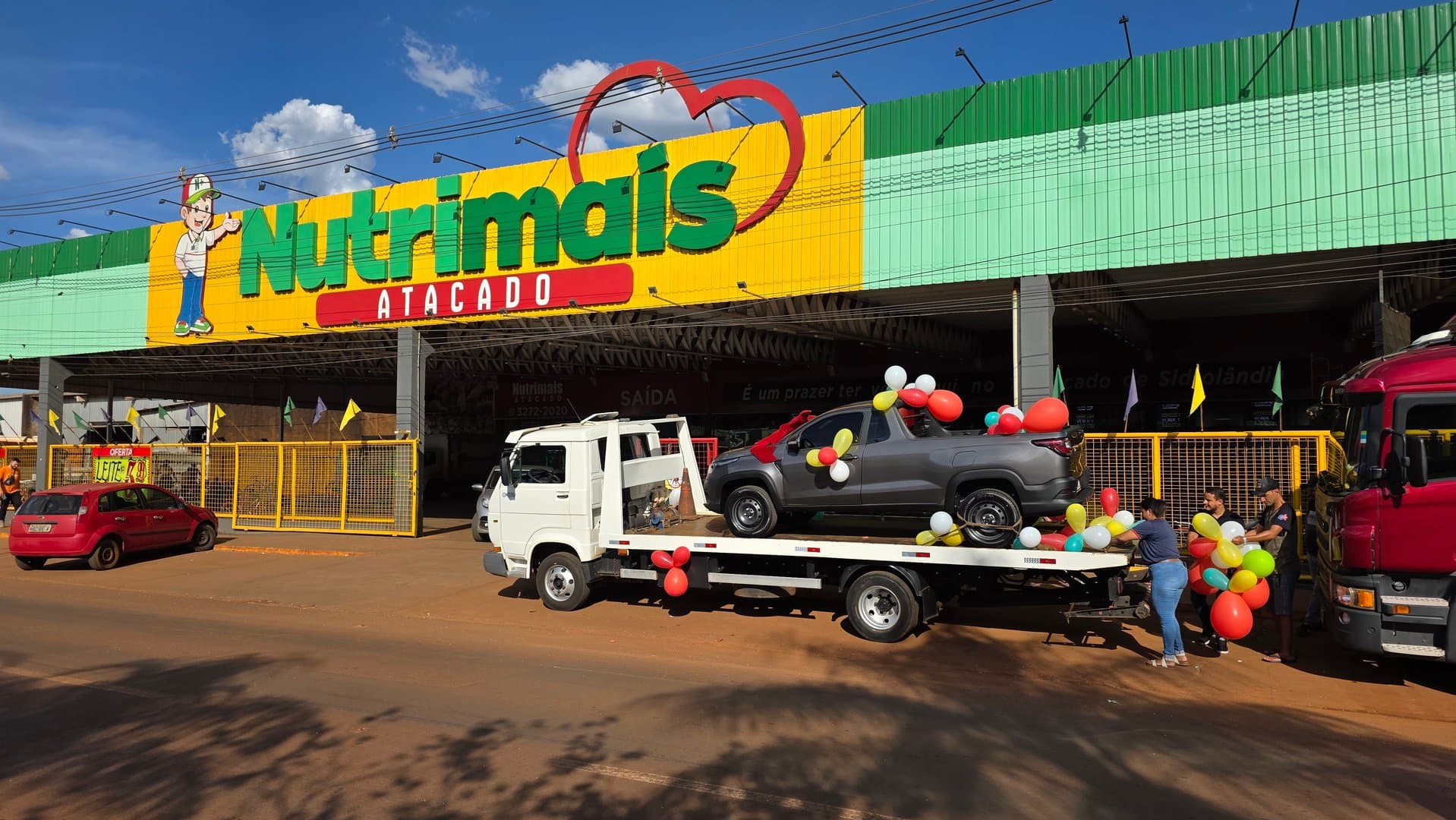 Nutrimais Atacado lança campanha 2026 com Fiat Strada 0 km e 6 motos elétricas em Sidrolândia