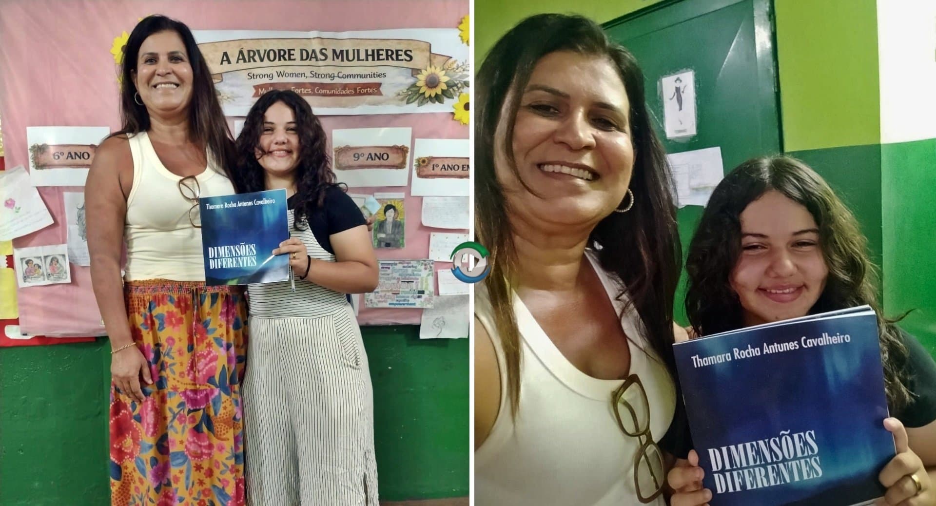 Com apoio de professora, aluna lança livro em projeto inédito no distrito do Quebra Coco
