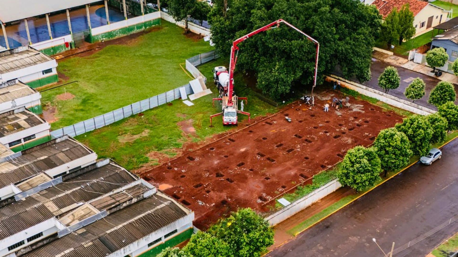 Reforma e ampliação seguem em ritmo acelerado na Escola Olinda de Souza Brito