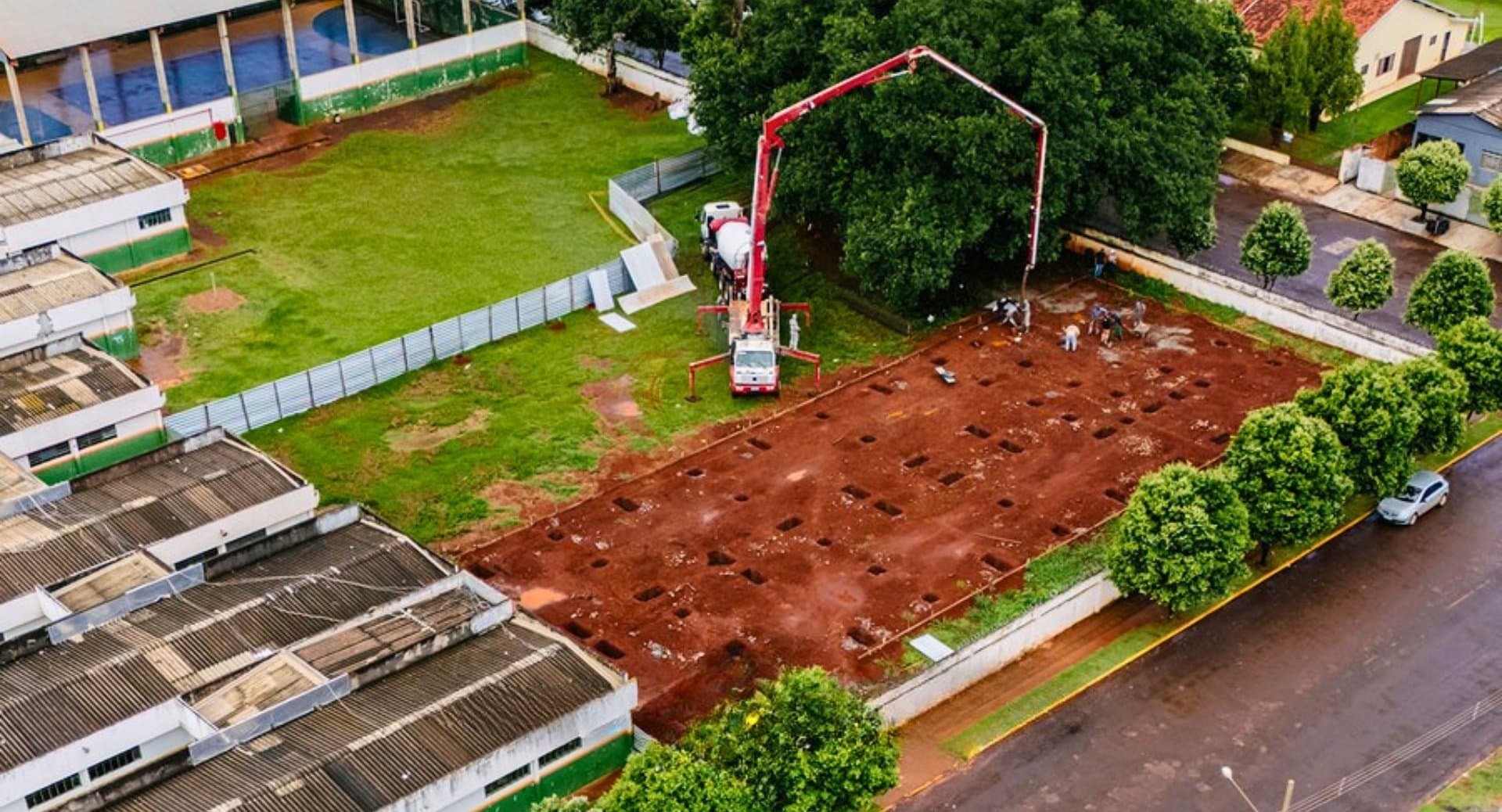Reforma e ampliação seguem em ritmo acelerado na Escola Olinda de Souza Brito