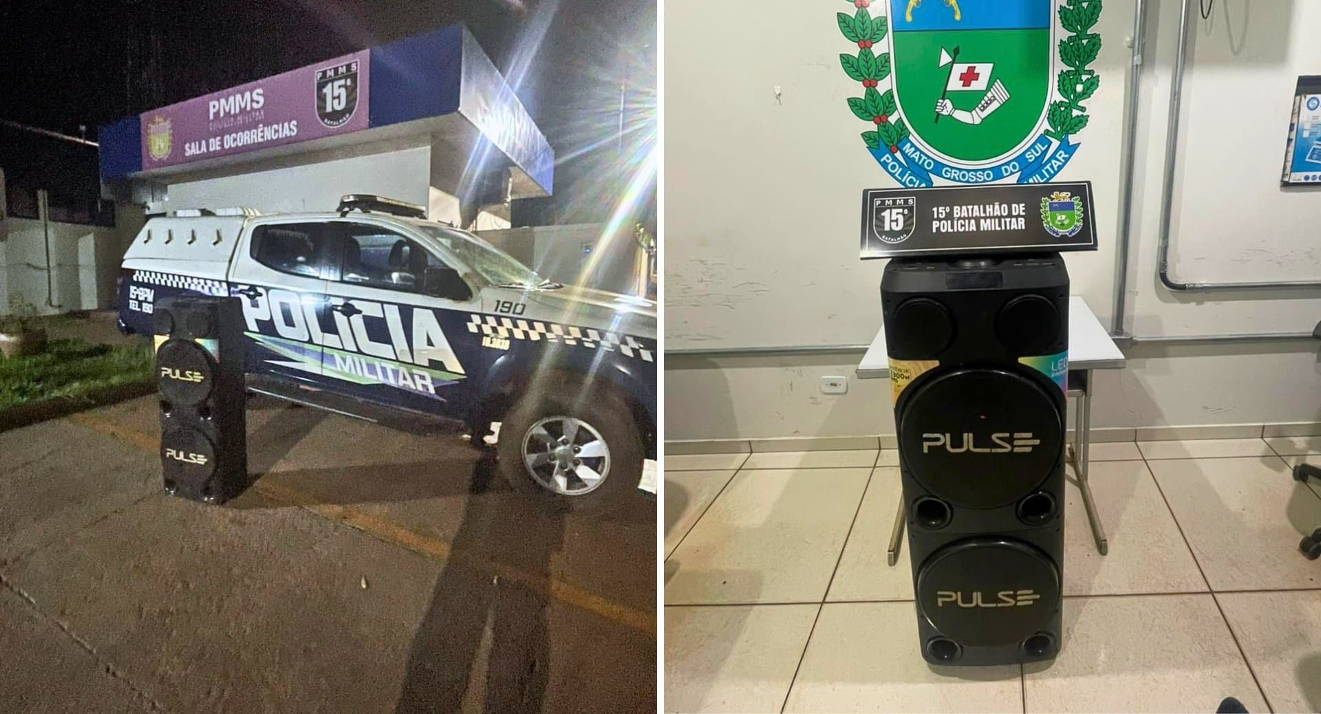PM apreende som e conduz mulher por perturbação do sossego durante madrugada na Vila Juquita