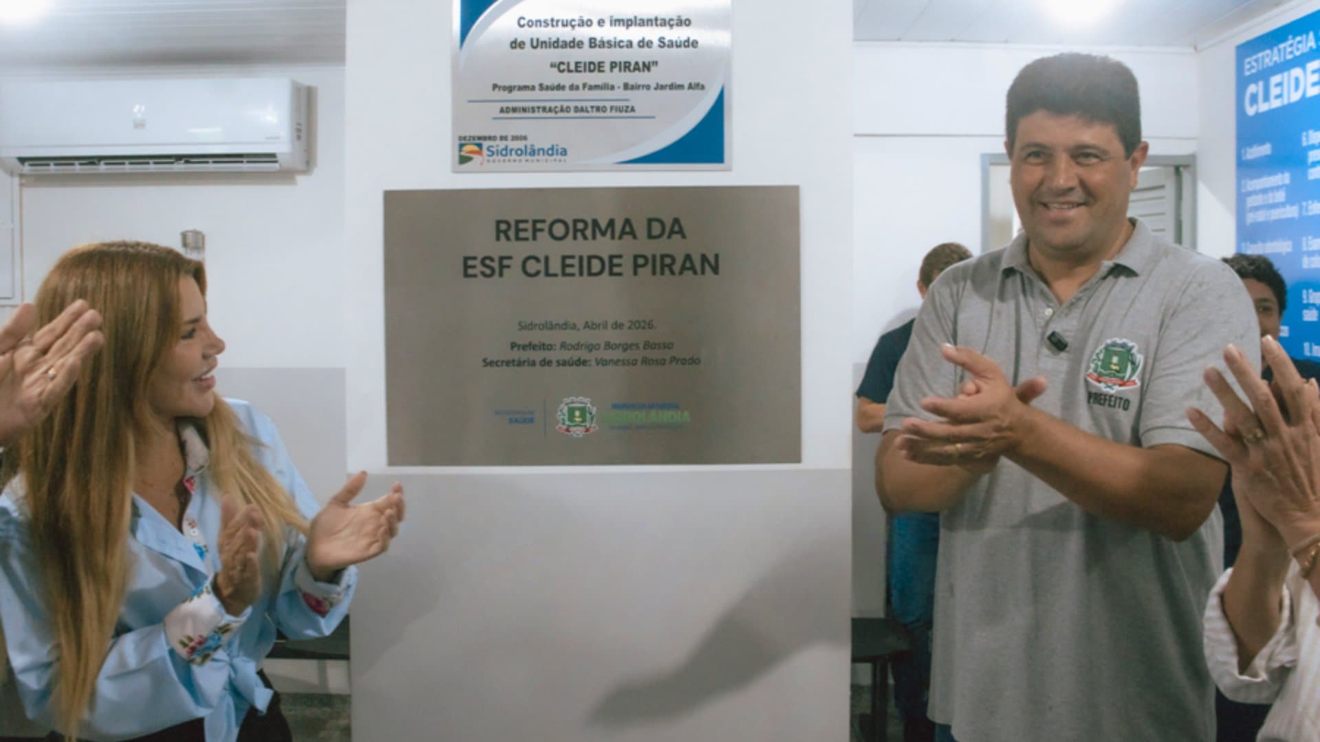 Prefeitura de Sidrolândia entrega reforma da ESF Cleide Piran e amplia qualidade no atendimento à população