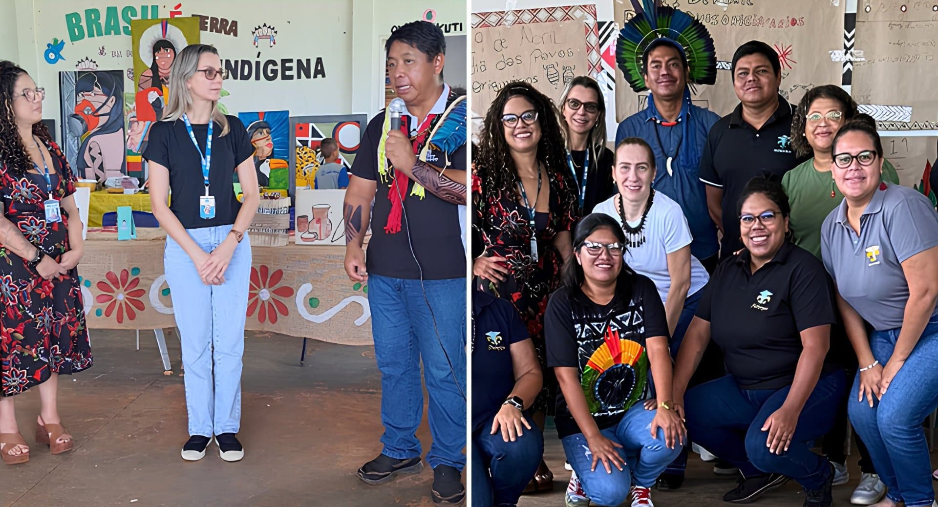 Acadêmicos da UEMS de Maracaju realizam imersão em escola indígena de Sidrolândia