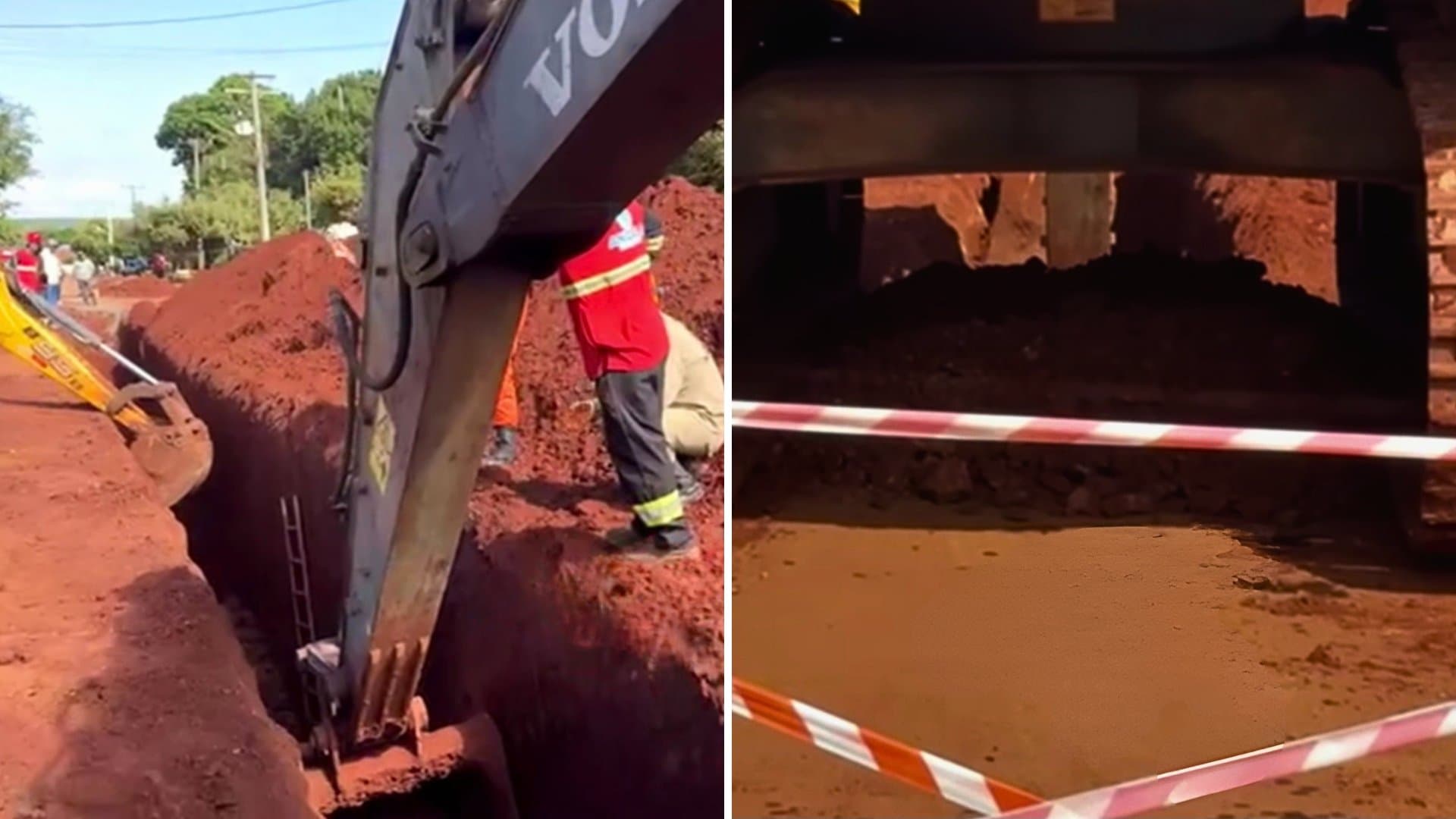 Operário morre soterrado durante obra de rede de esgoto em Maracaju