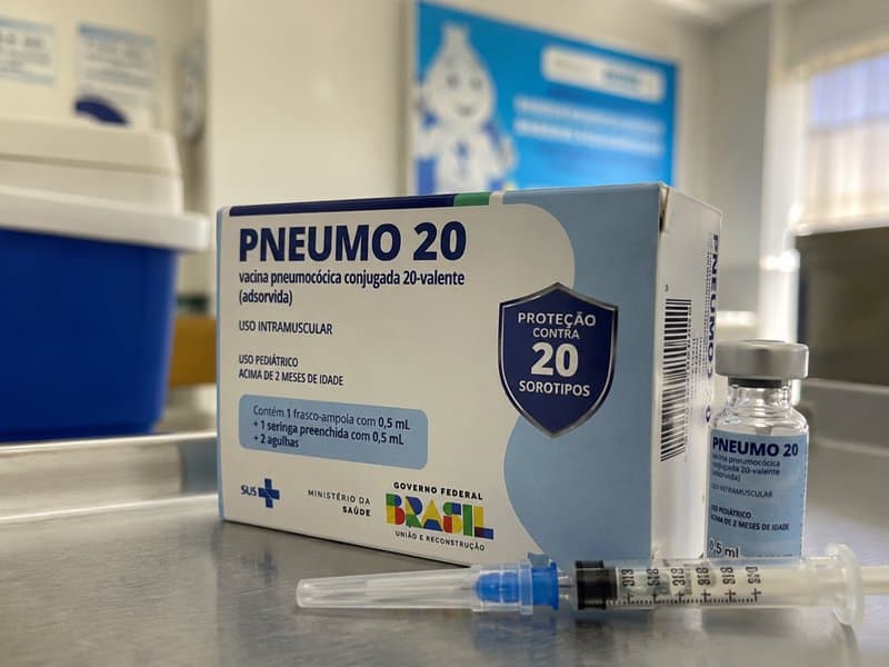 Prefeitura de Sidrolândia disponibiliza vacina Pneumo 20 para pacientes com maior risco de complicações
