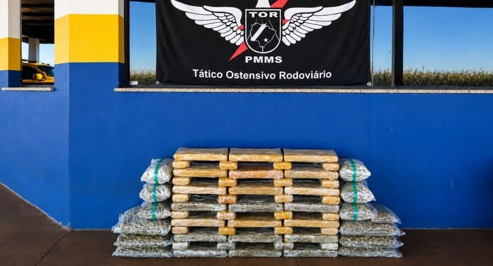 Mulher de 30 anos é presa com 60 kg de maconha e skank durante fiscalização do TOR em Maracaju