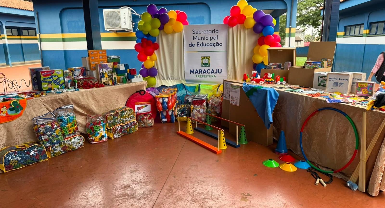 Prefeitura de Maracaju entrega brinquedos pedagógicos adquiridos com emenda de Coronel David