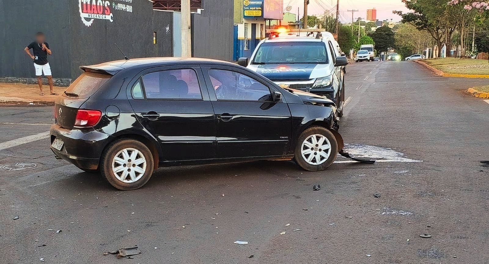 Homem de 58 anos é preso por embriaguez ao volante após se envolver em acidente de trânsito em Maracaju
