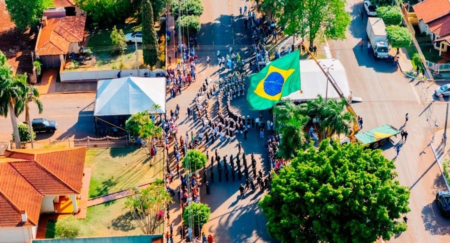 Sidrolândia se prepara para o Desfile Cívico de 7 de Setembro; confira trajeto e orientações