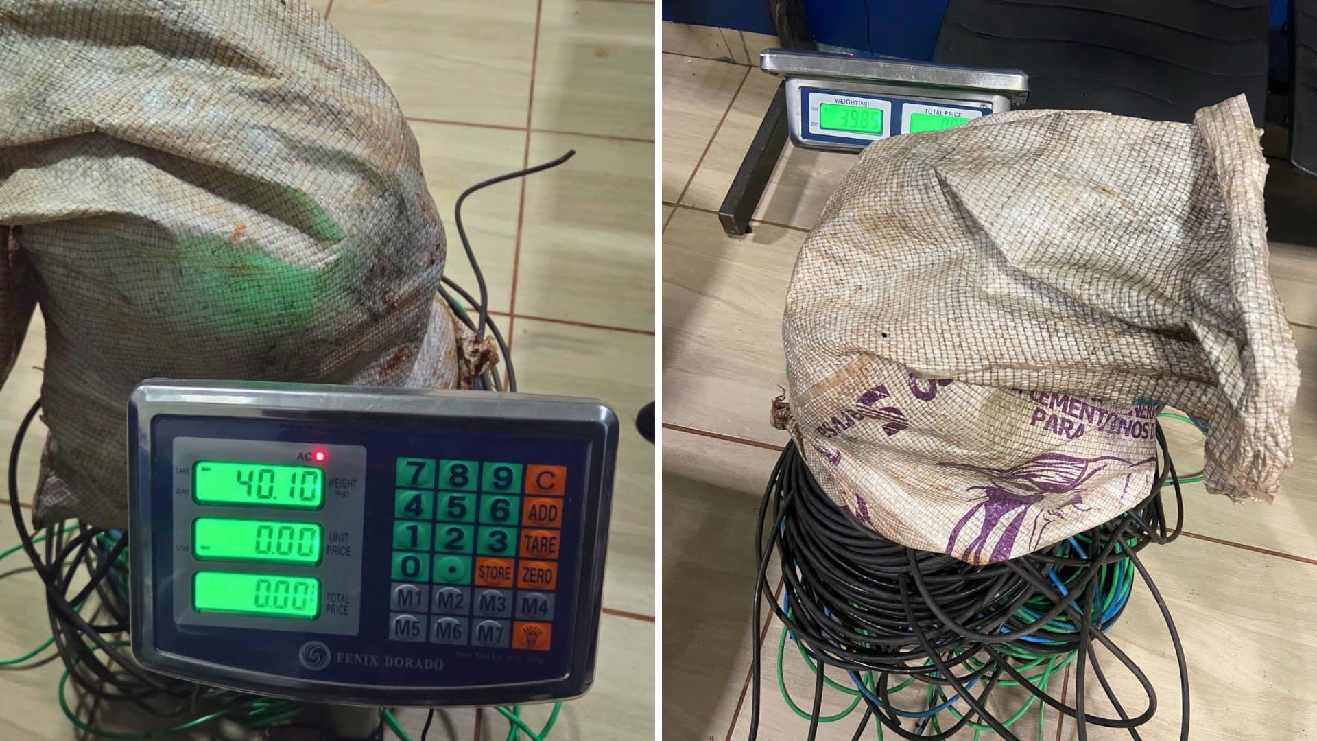 Dois homens são presos após furto de quase 40 kg de fios de cobre em Sidrolândia