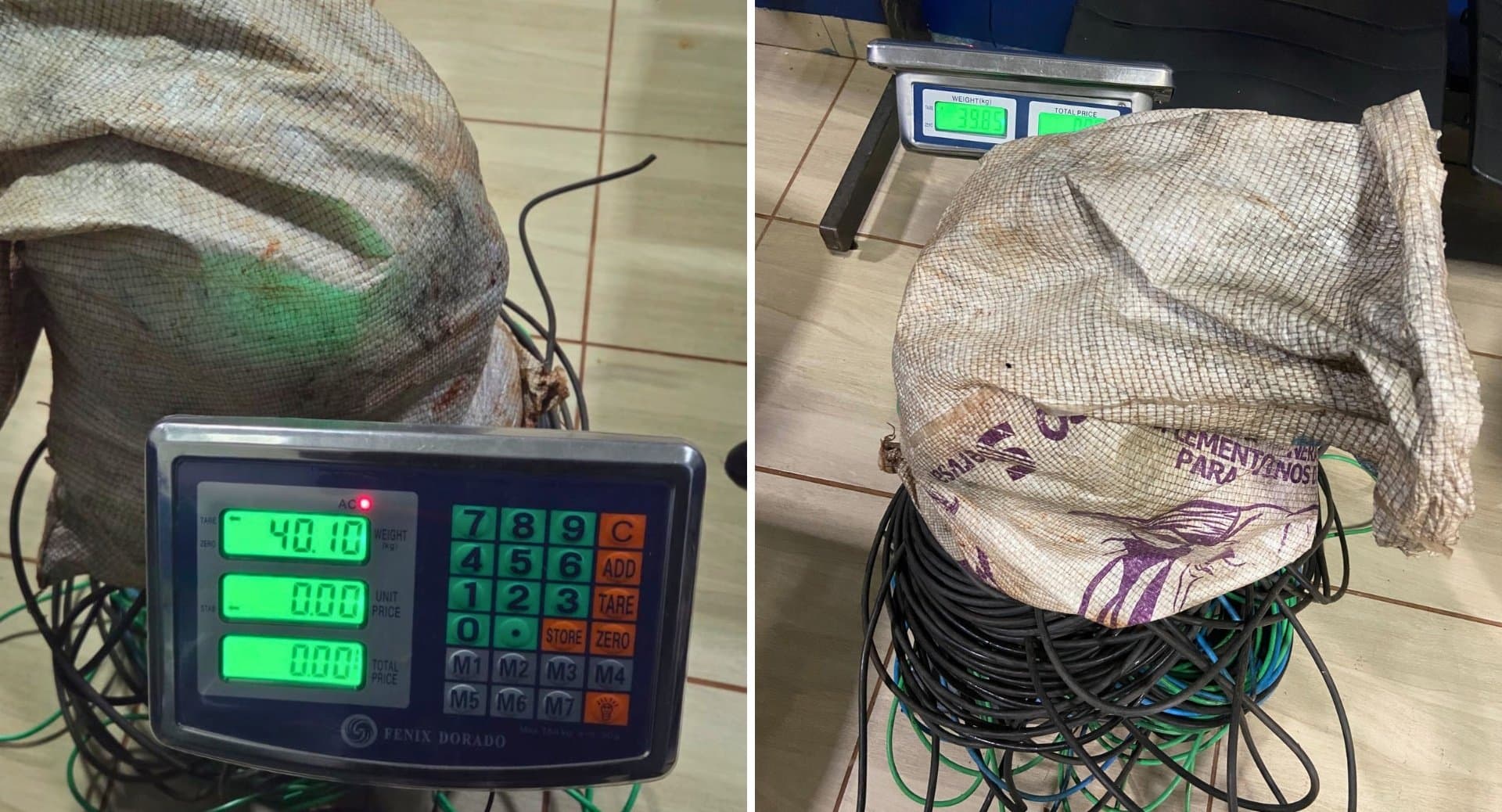 Dois homens são presos após furto de quase 40 kg de fios de cobre em Sidrolândia
