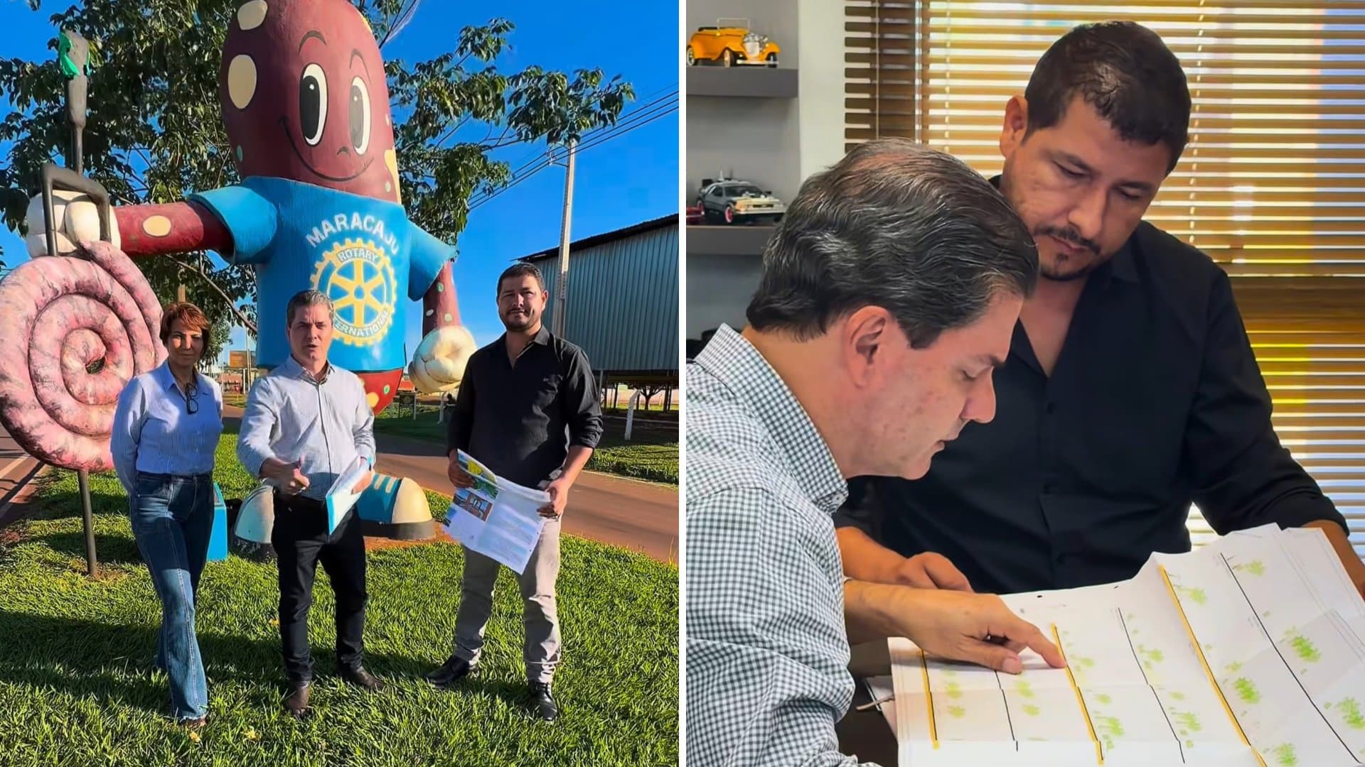 Prefeito assina O.S para início das obras de revitalização do canteiro central da Avenida Marechal Floriano Peixoto