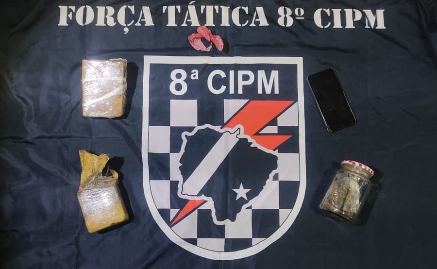 Jovem de 21 anos é preso em flagrante por tráfico de drogas em Sidrolândia