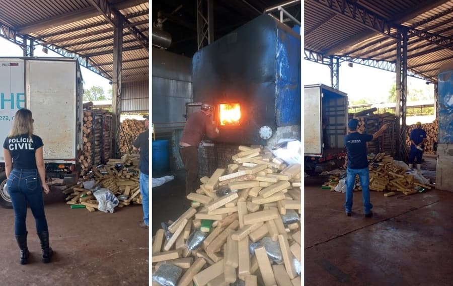 Polícia Civil incinera cerca de duas toneladas de drogas em Sidrolândia