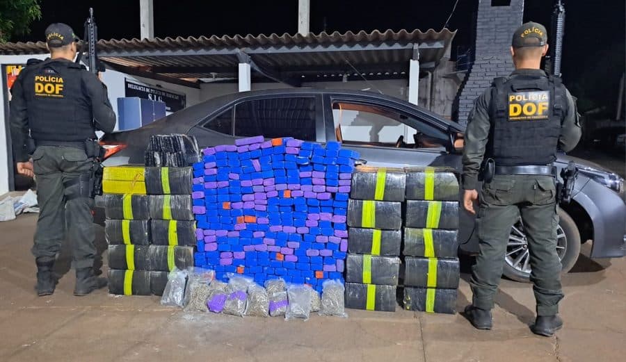 Homem de 29 anos é preso com mais de 700 quilos de maconha em Maracaju