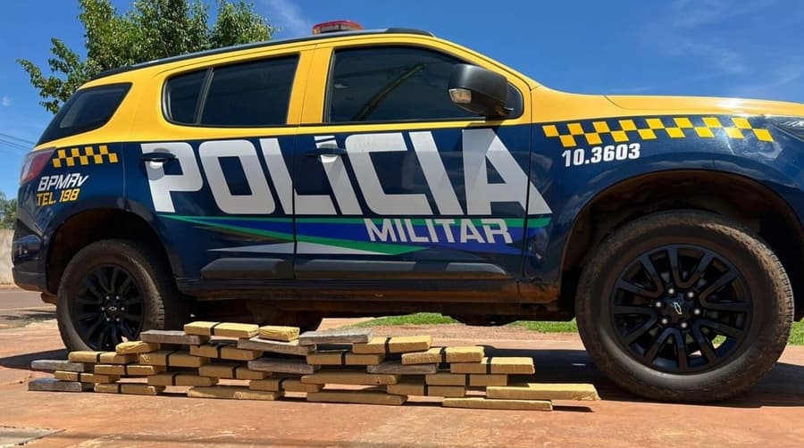 Jovem de 19 anos é preso com mais de 20 Kg de maconha em Sidrolândia