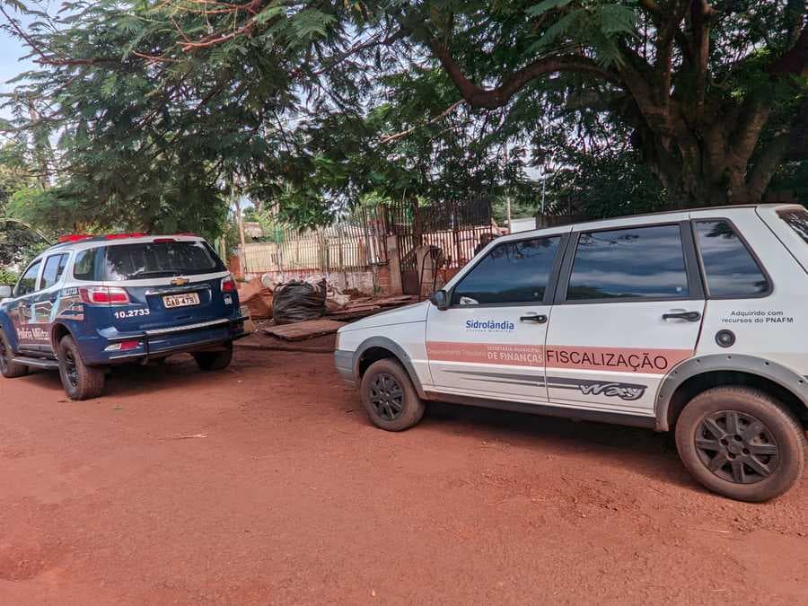 Com apoio da PM, tributação notifica donos de pontos de coleta sem licença de funcionamento
