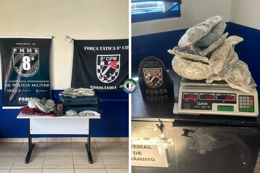 Mulheres são presas em Sidrolândia com drogas escondidas nas roupas