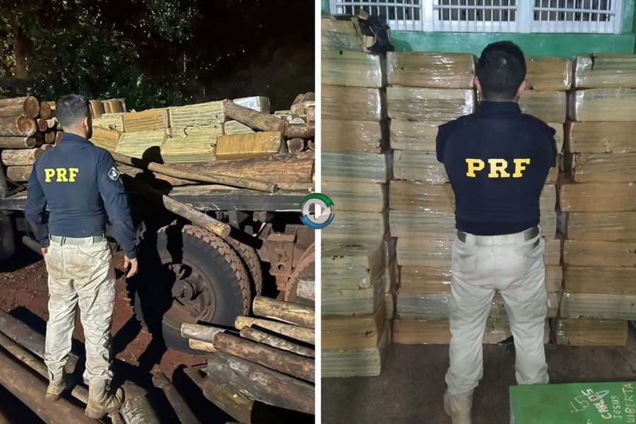 Polícia Rodoviária Federal apreende 2 toneladas de maconha em Sidrolândia