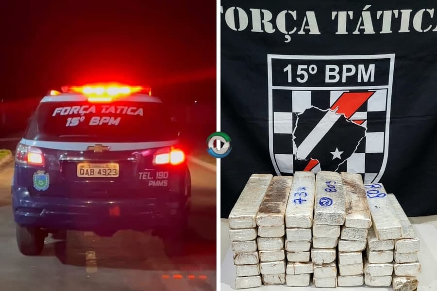 Em Maracaju, mulher de 21 anos é presa em flagrante com 31Kg de maconha