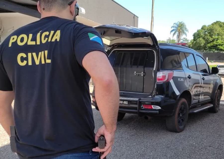 Homem de 58 anos é preso em flagrante pela Polícia Civil após estuprar menina de 9 anos em Sidrolândia