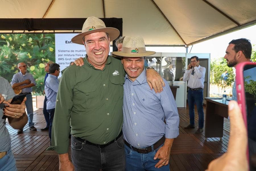 Durante Showtec, Governador reforça apoio à gestão de Marcos Calderan e Maurão: “O que é bom, tem que continuar”