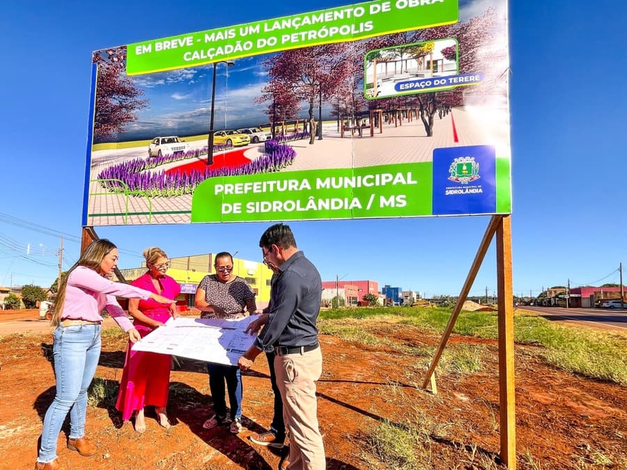 Prefeitura anuncia a obra do Calçadão do Jardim Petrópolis