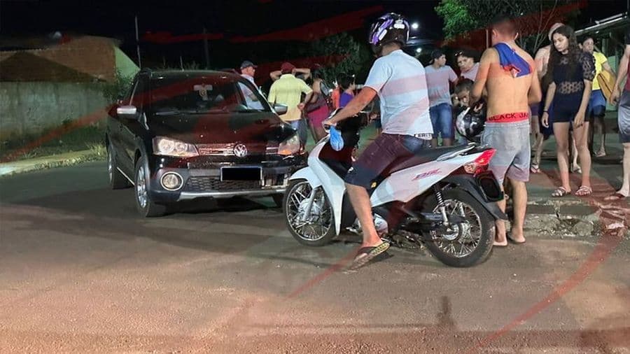 Com farol apagado, motociclista de 49 anos morre após ser atingido em Maracaju