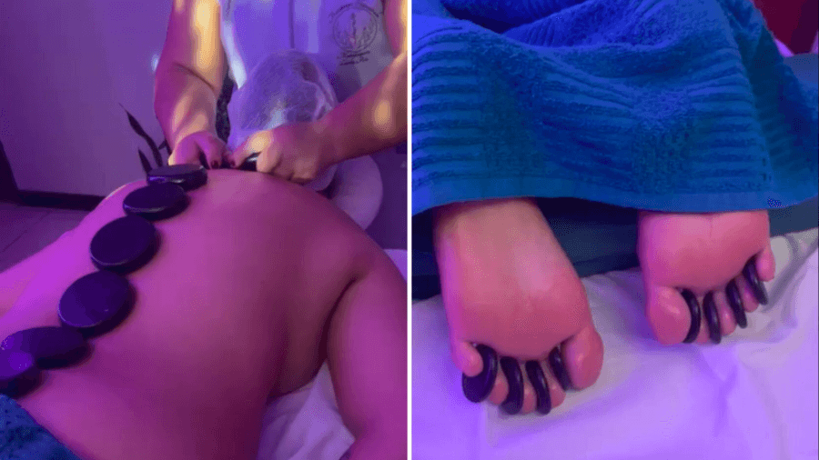 Novidade na Spazen: massagem com pedras quentes com diversos benefícios