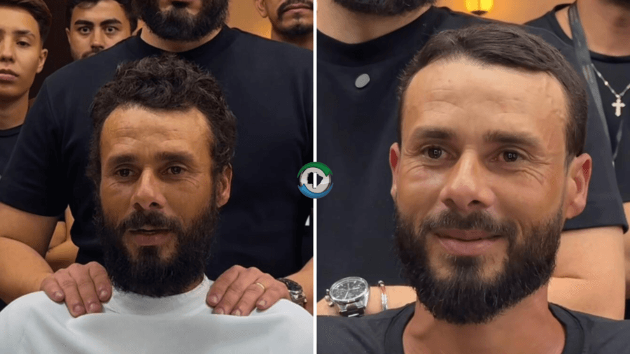 Morador de Sidrolândia é modelo de visagista com mais de 3 milhões de seguidores e passa por incrível transformação