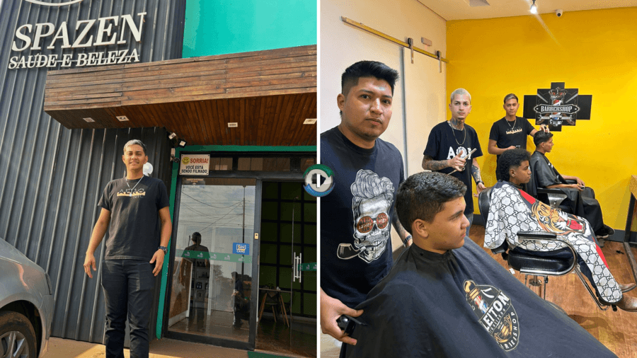 Edemilson Santos “Nenê”, é o novo profissional da Barbearia da Spazen