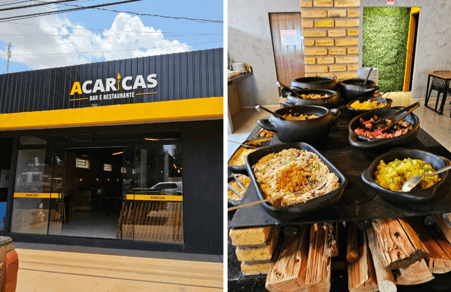 Restaurante e Bar Acaricas traz almoço self-service com churrasco a R$ 35 reais em Sidrolândia