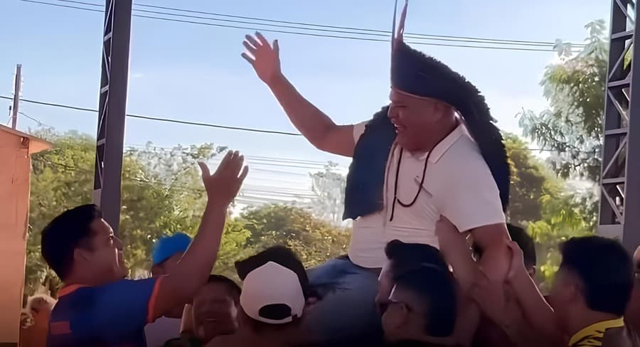 Com apoio de Gringo, Juscelino Custódio é eleito novo Cacique da Aldeia Tereré