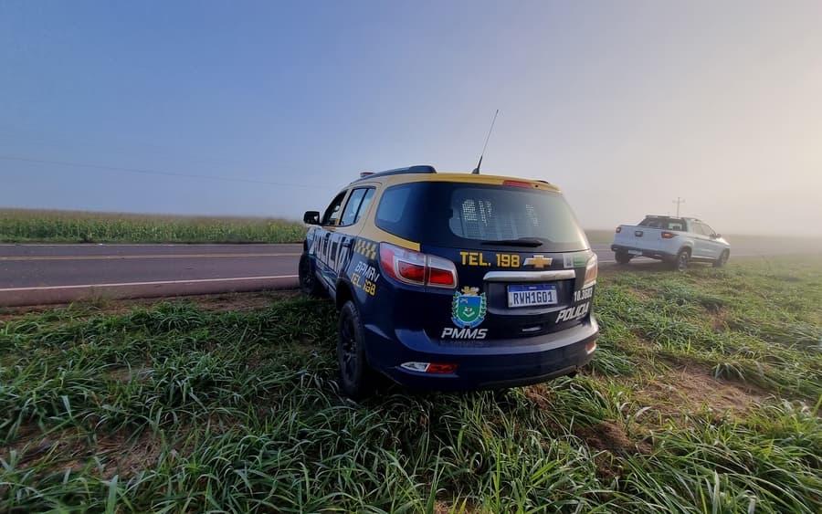 Ladrões armados com pistolas roubam van na MS-162 entre Sidrolândia e Maracaju
