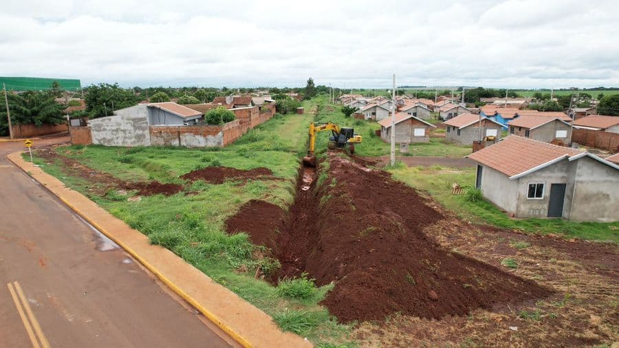 Prefeitura de Maracaju inicia obras emergenciais para conter alagamentos após forte chuva