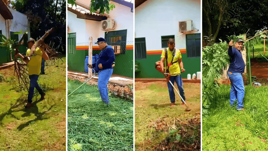 Vereadores Zotti e Márcio K-beça realizam mutirão de limpeza no posto de saúde do Capão Bonito I