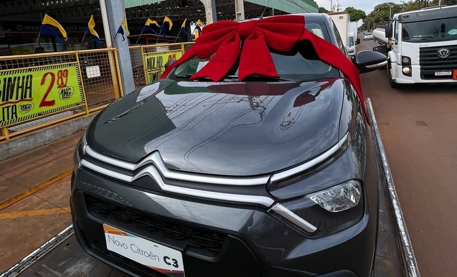 Sorteio do Citroen C3 zero km será neste sábado a partir das 17h no Nutrimais Atacado