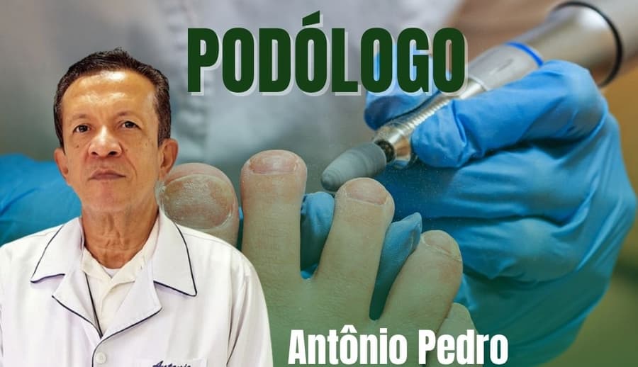 Podólogo Antônio Pedro atende na Spazen nesta sexta e sábado, agende já