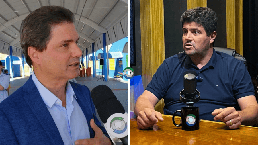 Rodrigo Basso e Marcos Calderan assinam termo de cooperação mútua para cessão e permuta de servidores